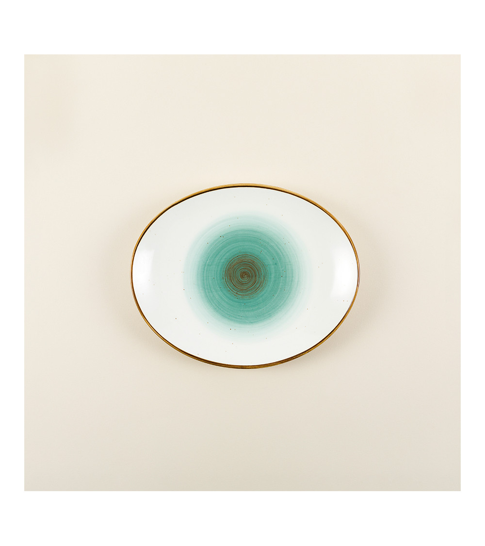 Bandeja Oval vajilla de la colección Craft Galaxy Blue de Eurodra en Valladolid