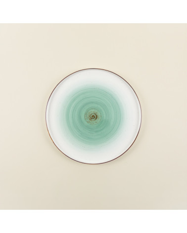 Plato plano vajilla de la colección Craft Galaxy Blue de Eurodra en Valladolid