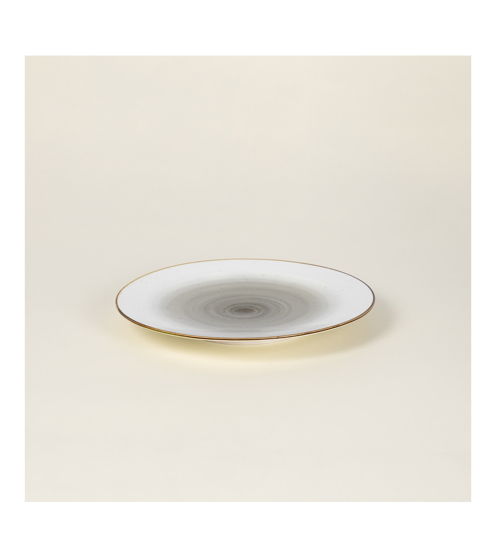 Plato llano vajilla de la colección Craft Galaxy Grey de Eurodra en Valladolid