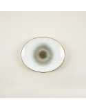 Bandeja oval vajilla colección Craft Galaxy Grey de Eurodra en Valladolid