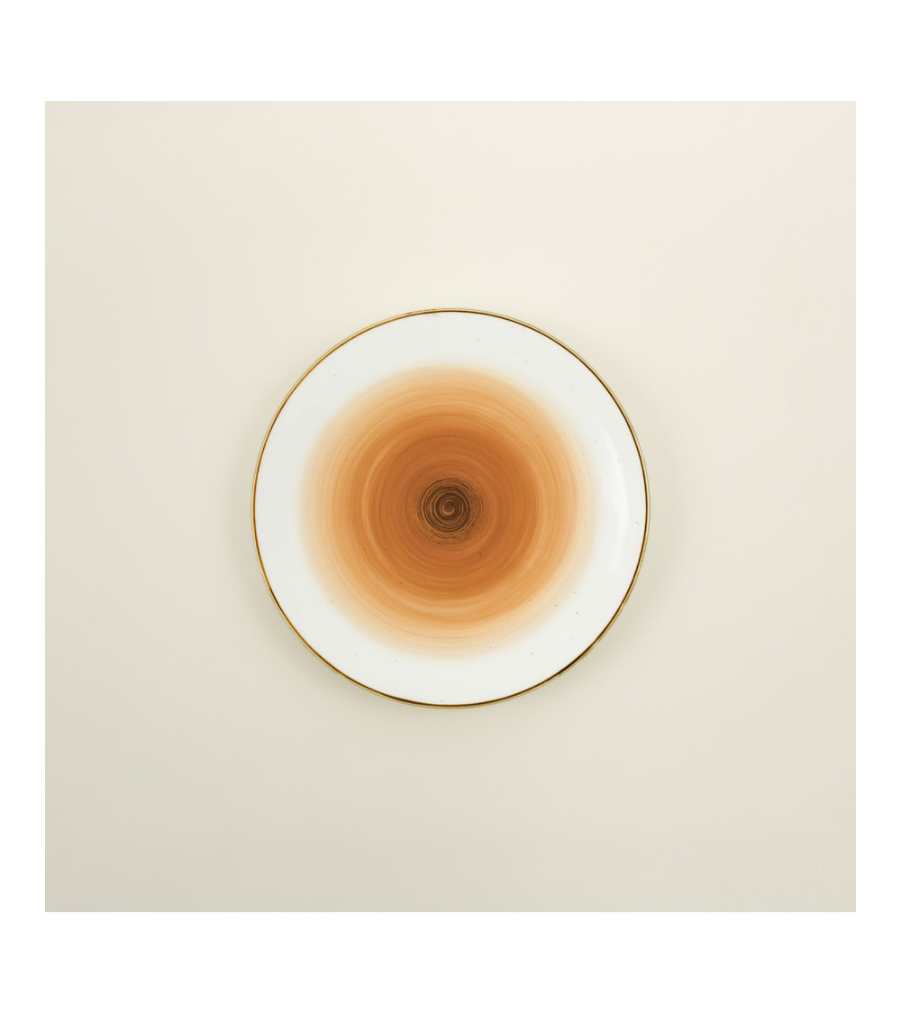 Plato llano vajilla colección Craft Galaxy Orange de Eurodra en Valladolid