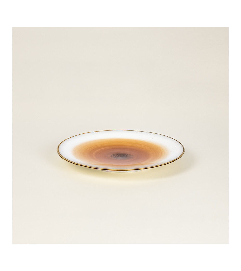 Plato llano vajilla colección Craft Galaxy Orange de Eurodra en Valladolid