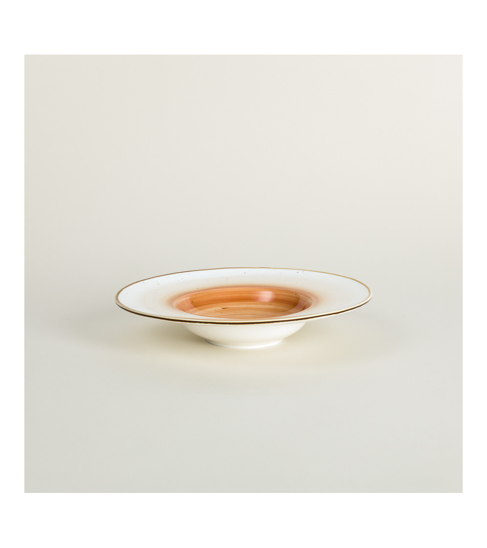 Plato pasta vajilla colección Craft Galaxy Orange de Eurodra en Valladolid