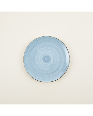 Plato llano vajilla colección Craft Vision Blue de Eurodra en Valladolid