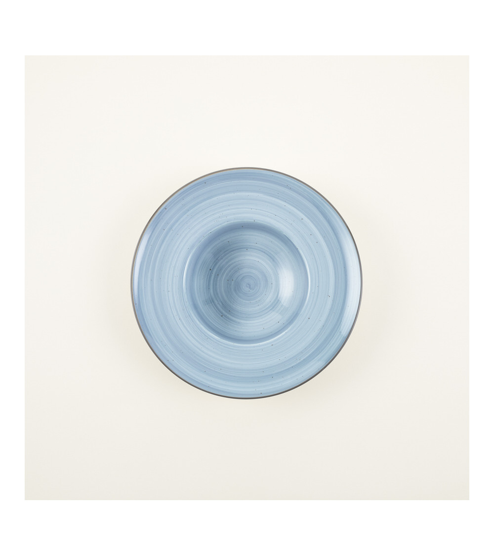 Plato pasta vajilla colección Craft Vision Blue de Eurodra en Valladolid