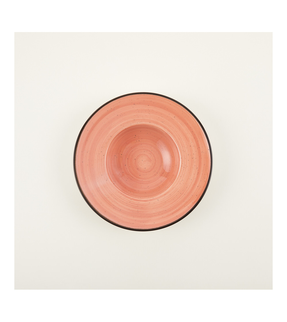 Plato pasta vajilla colección Craft Vision Coral de Eurodra en Valladolid