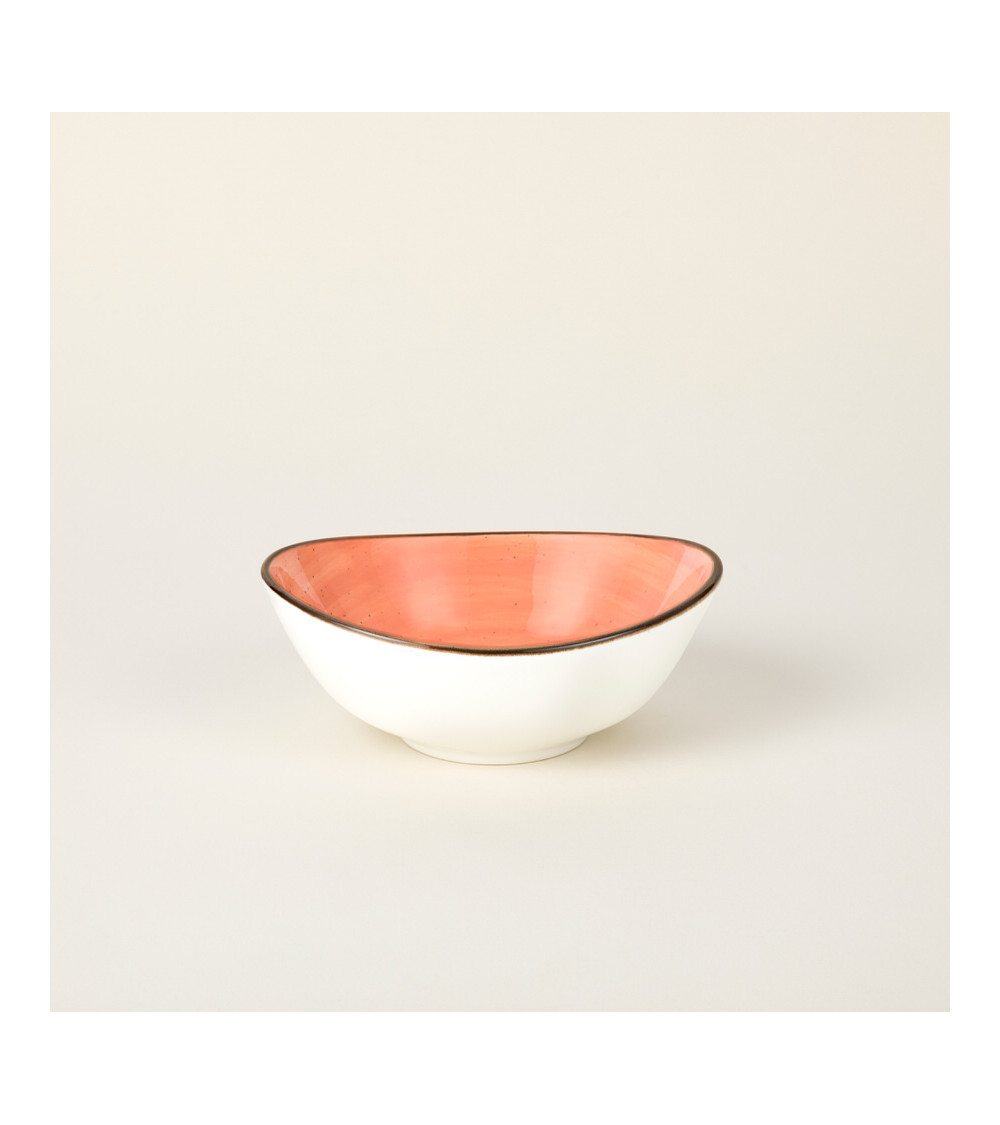Bol oval vajilla colección Craft Vision Coral de Eurodra en Valladolid