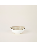 Bol oval vajilla colección Craft Vision Grey de Eurodra en Valladolid