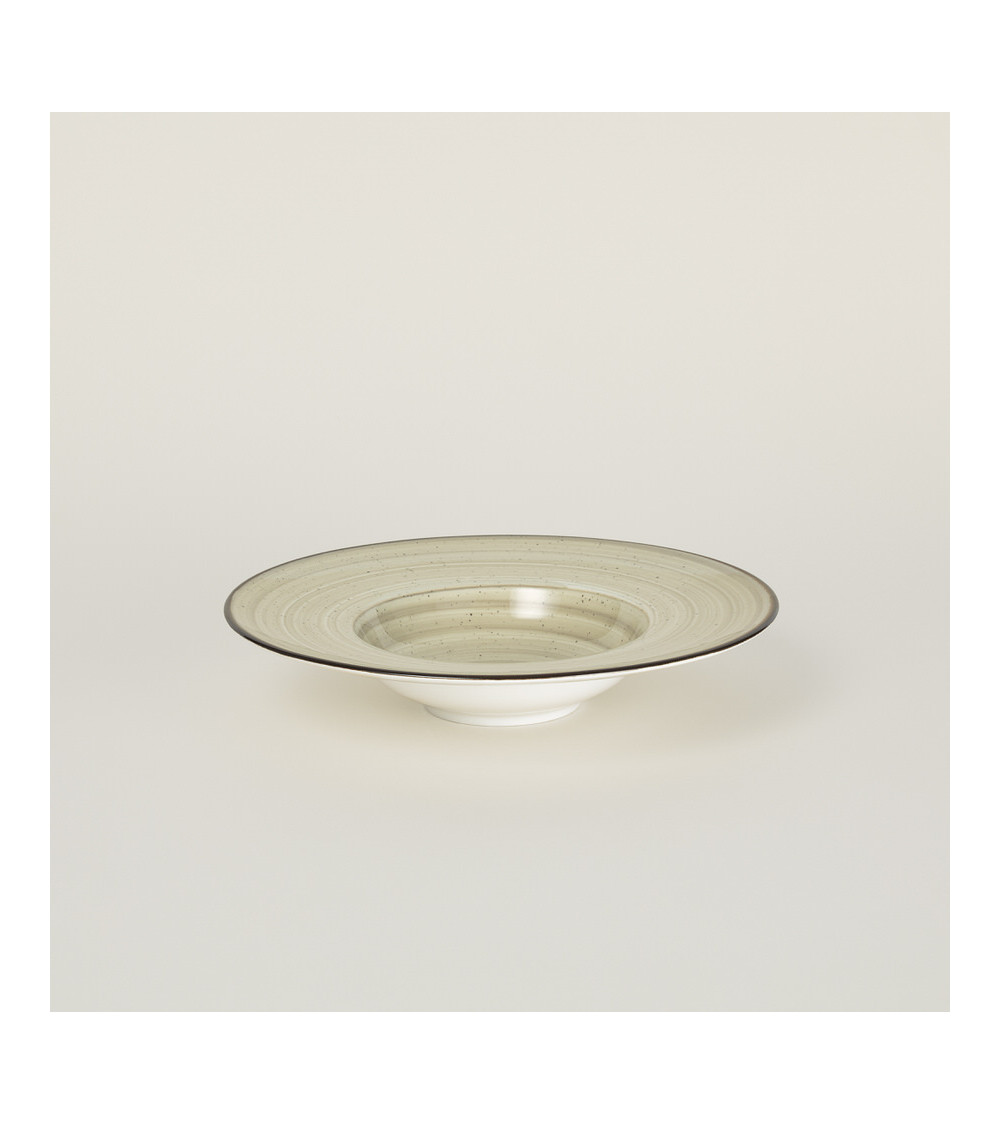 Plato pasta vajilla colección Craft Vision Grey de Eurodra en Valladolid