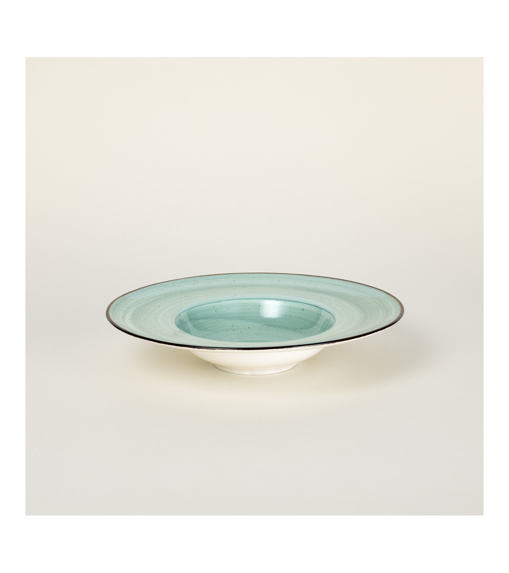 Plato pasta vajilla colección Craft Vision Green de Eurodra en Valladolid