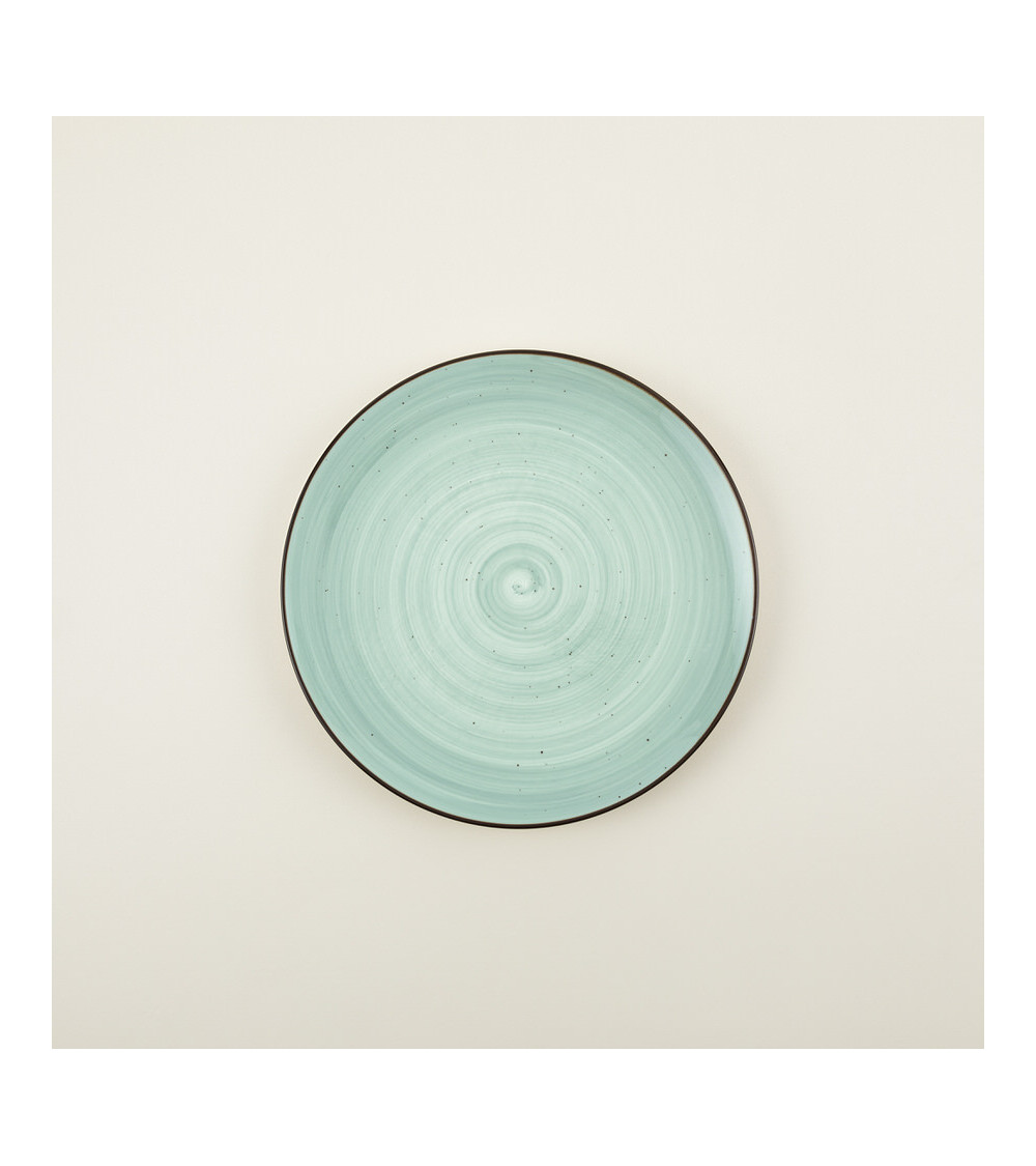 Plato llano vajilla colección Craft Vision Green de Eurodra en Valladolid