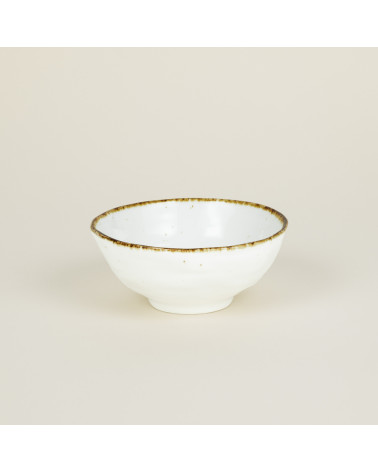 Bol redondo vajilla colección Craft Nature Crema de Eurodra en Valladolid