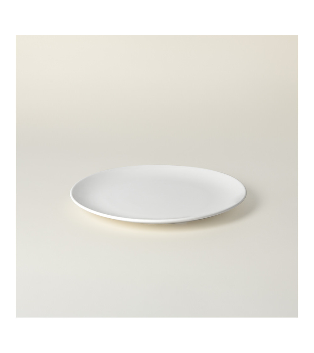 Plato llano vajilla colección Fine China Lisa de Eurodra en Valladolid