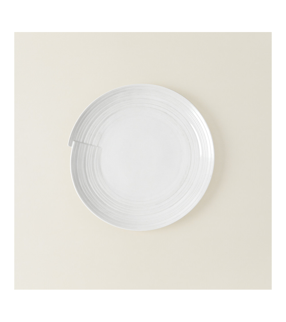 Plato llano vajilla colección Fine China Belgium de Eurodra en Valladolid