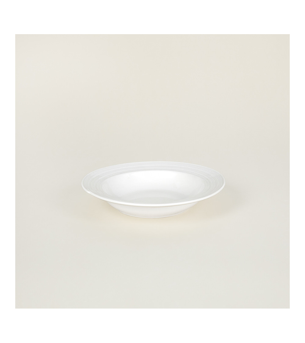 Plato hondo vajilla colección Fine China Belgium de Eurodra en Valladolid