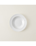 Plato hondo vajilla colección Fine China Belgium de Eurodra en Valladolid