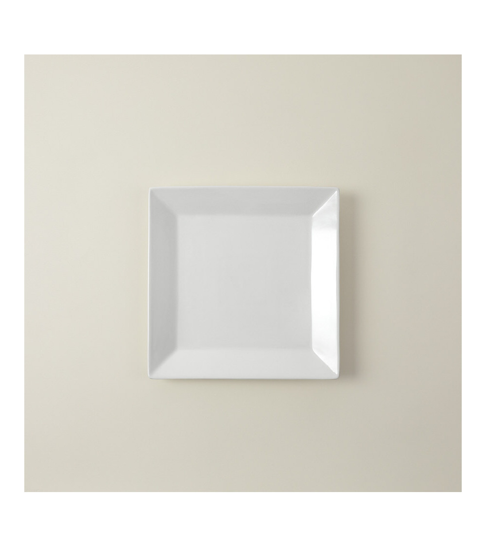 Plato llano vajilla colección Fine China Cuadrada de Eurodra en Valladolid