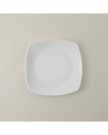 Plato llano vajilla colección Fine China Essential de Eurodra en Valladolid