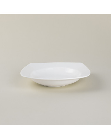 Plato hondo vajilla colección Fine China Essential de Eurodra en Valladolid