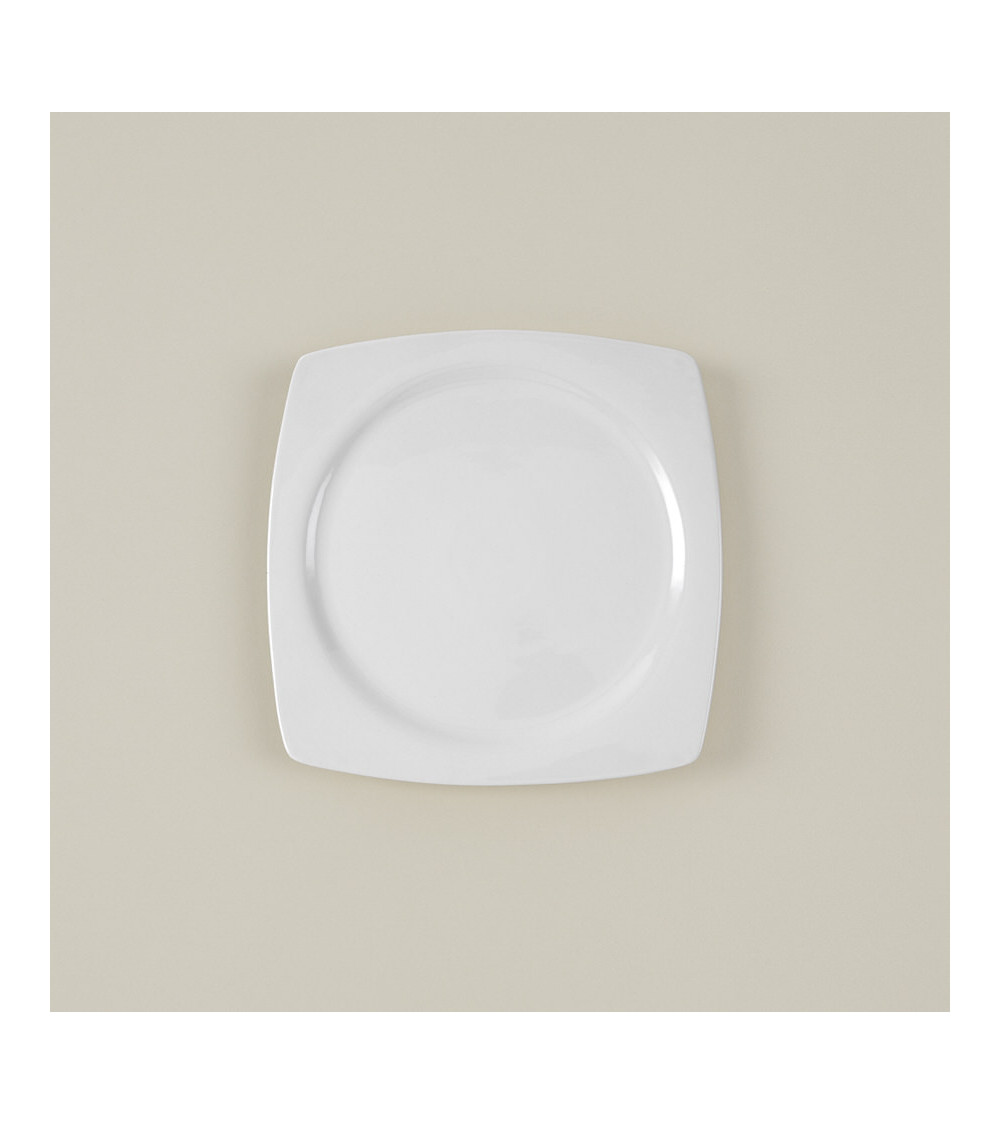 Plato llano vajilla colección Fine China Sofía de Eurodra en Valladolid