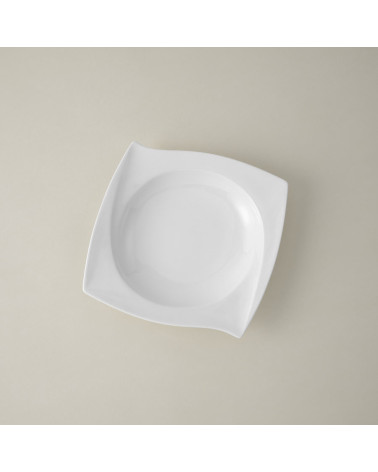 Plato hondo vajilla colección Fine China Meteor de Eurodra en Valladolid