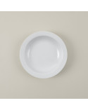 Plato hondo vajilla colección High White Mallorca de Eurodra en Valladolid