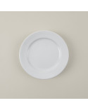 Plato llano vajilla colección High White Básico de Eurodra en Valladolid