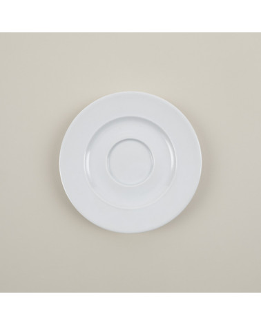 Platillo vajilla colección High White Singapur de Eurodra en Valladolid