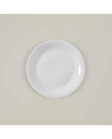 Plato llano vajilla colección High White Canarias de Eurodra en Valladolid