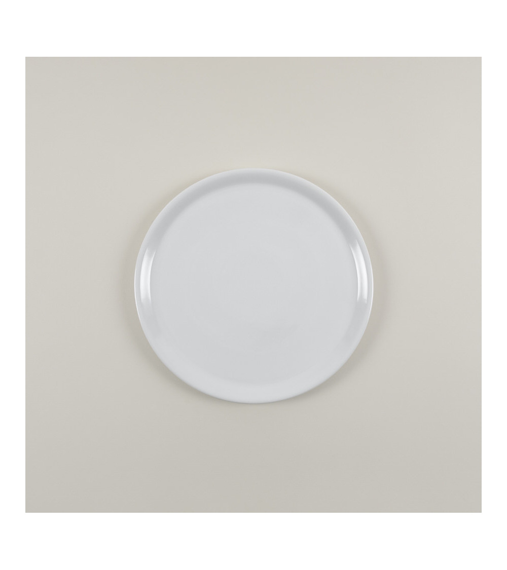 Plato pizza vajilla colección High White Complementos de Eurodra en Valladolid