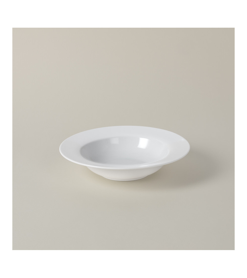 Plato pasta vajilla colección High White Complementos de Eurodra en Valladolid