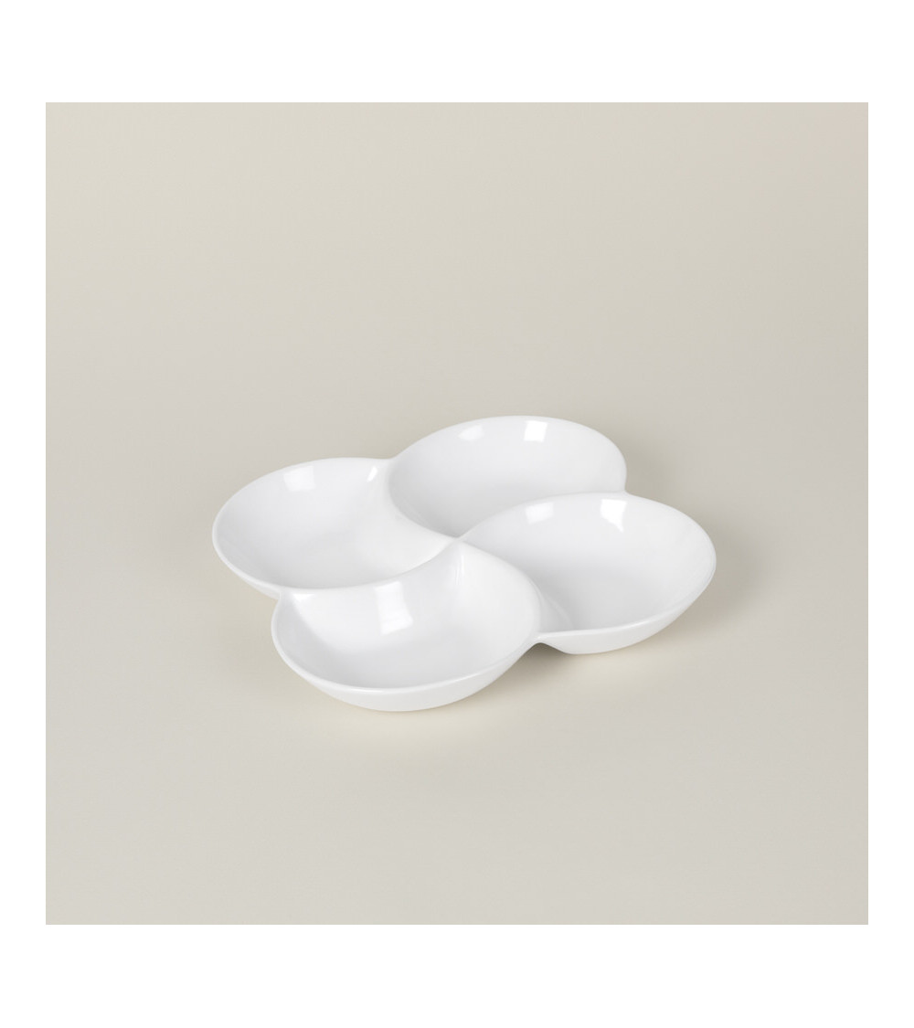 Bandeja X4 vajilla colección High White Complementos de Eurodra en Valladolid