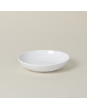 Plato hondo vajilla colección High White Complementos de Eurodra en Valladolid