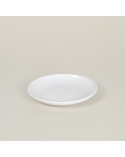 Plato llano vajilla colección High White Complementos de Eurodra en Valladolid
