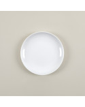 Plato llano vajilla colección High White Complementos de Eurodra en Valladolid