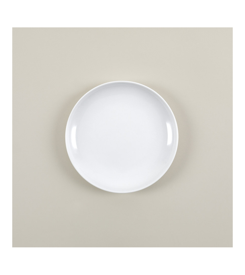Plato llano vajilla colección High White Complementos de Eurodra en Valladolid