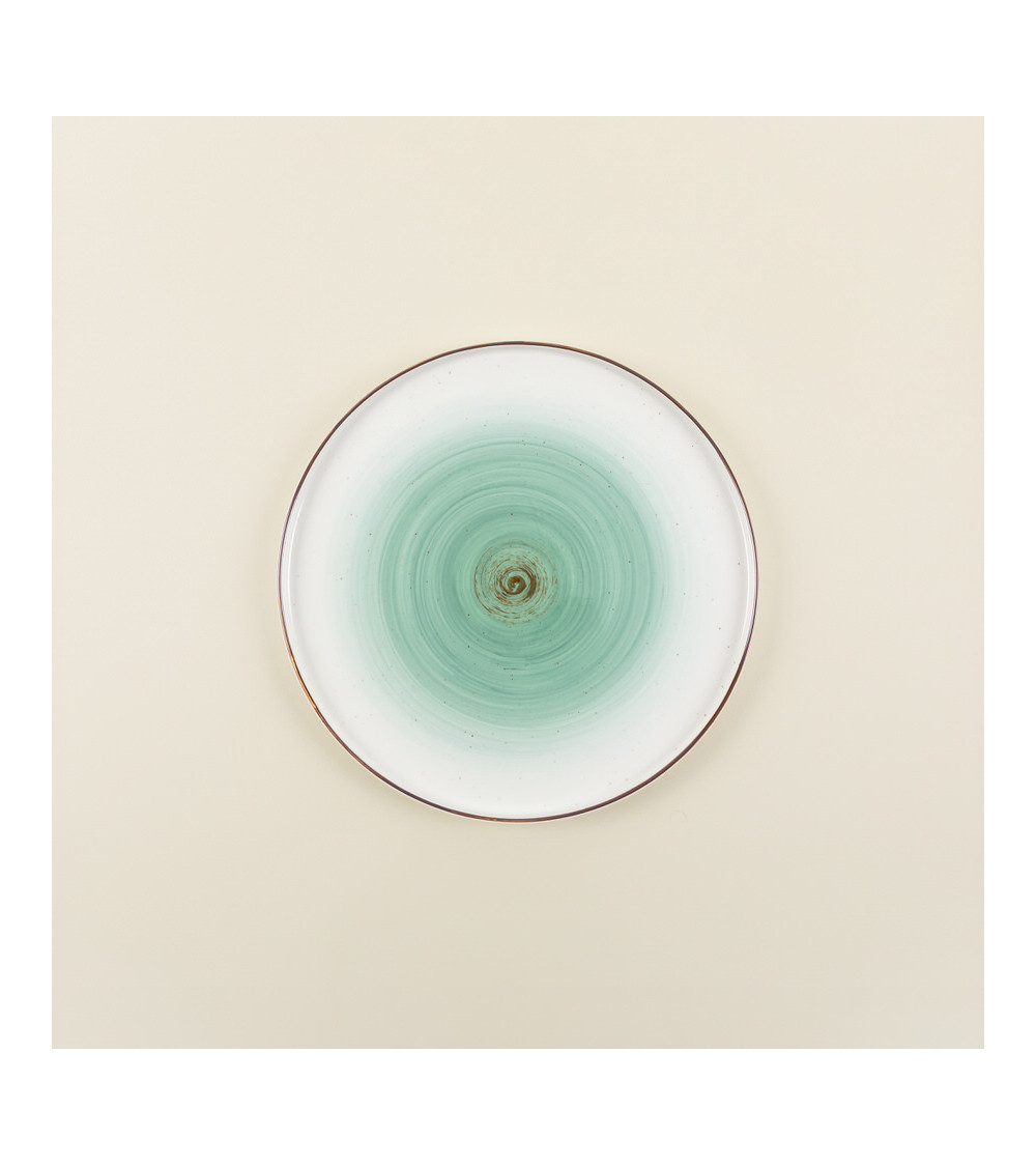 Plato plano vajilla de la colección Craft Galaxy Blue de Eurodra en Valladolid