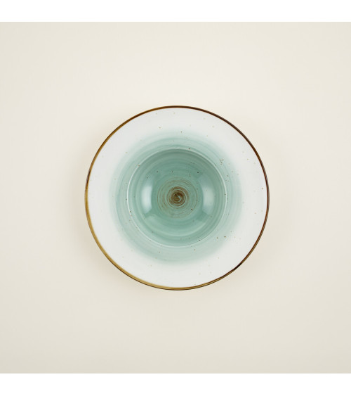 Plato de pasta vajilla de la colección Galaxy Blue de Eurodra en Valladolid