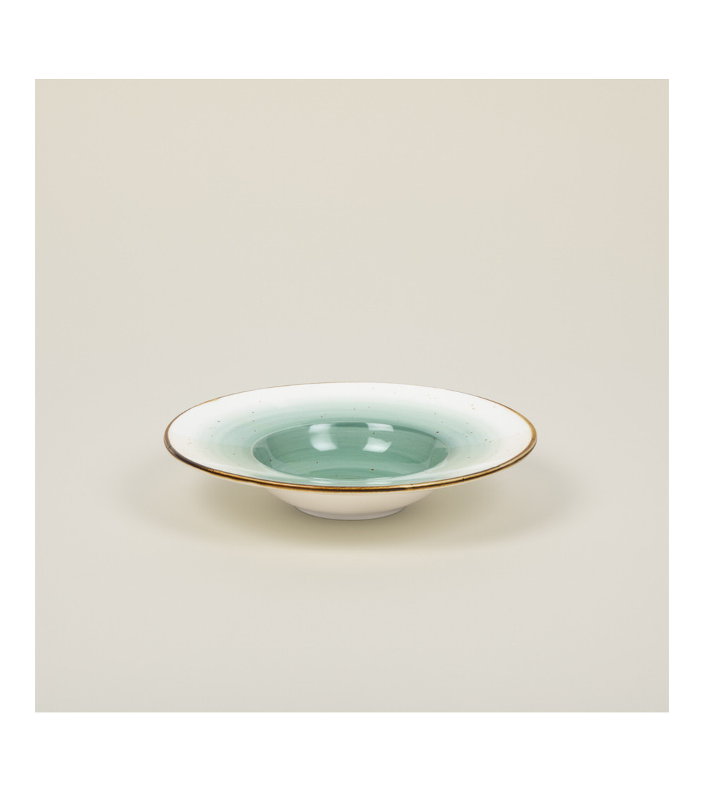 Plato de pasta vajilla de la colección Galaxy Blue de Eurodra en Valladolid