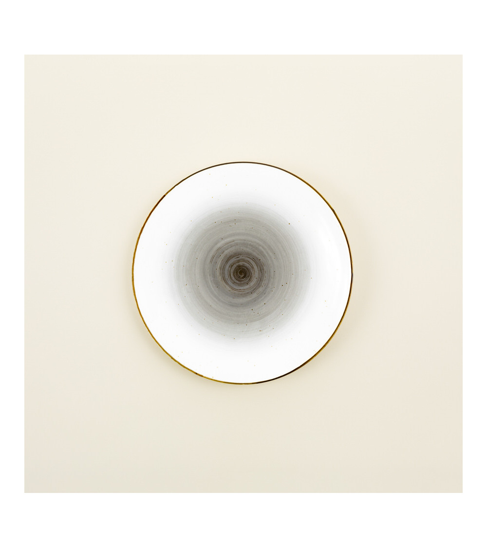 Plato llano vajilla de la colección Craft Galaxy Grey de Eurodra en Valladolid