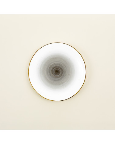 Plato llano vajilla de la colección Craft Galaxy Grey de Eurodra en Valladolid