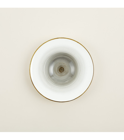 Plato pasta vajilla colección Craft Galaxy Grey de Eurodra en Valladolid