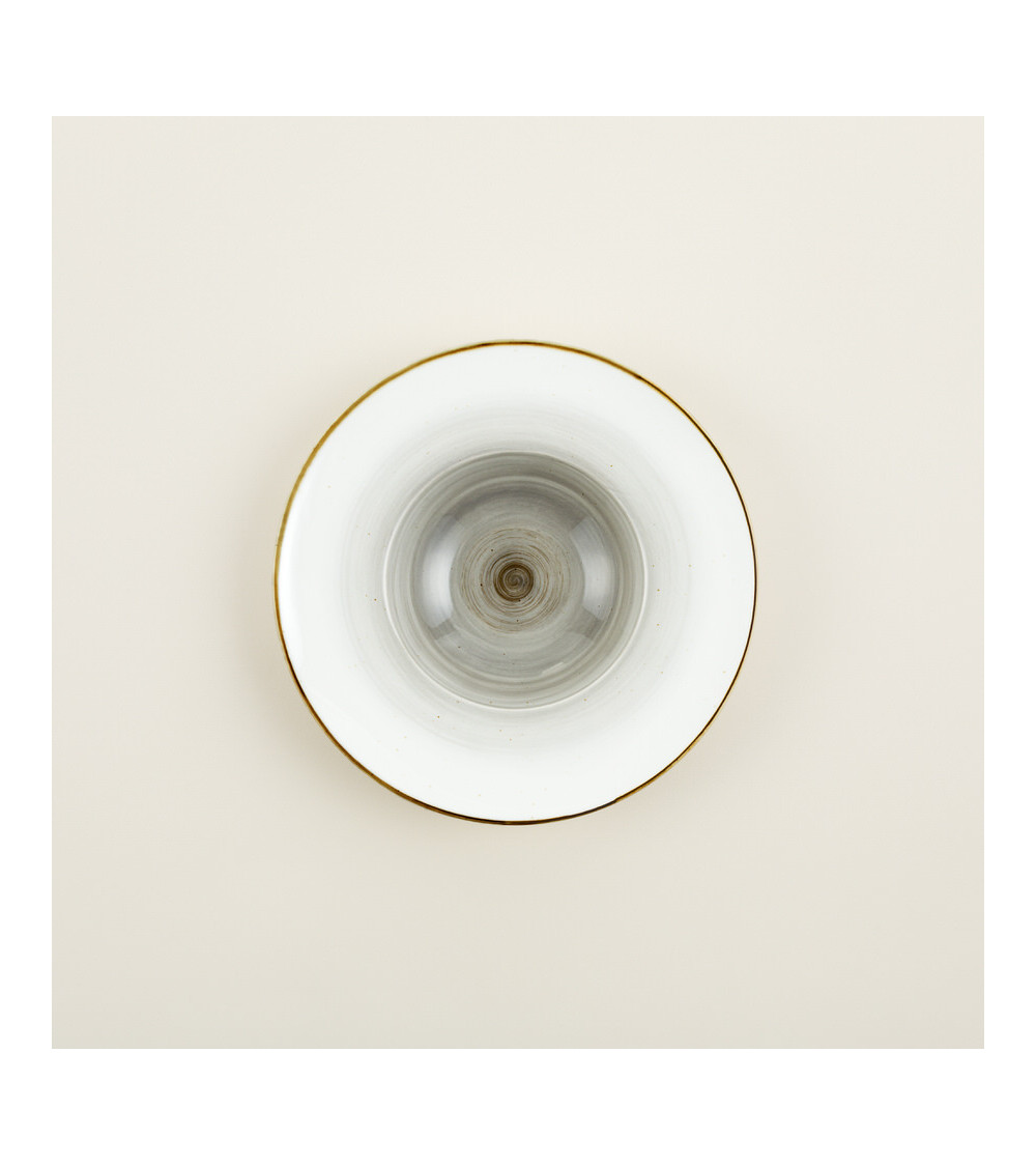 Plato pasta vajilla colección Craft Galaxy Grey de Eurodra en Valladolid