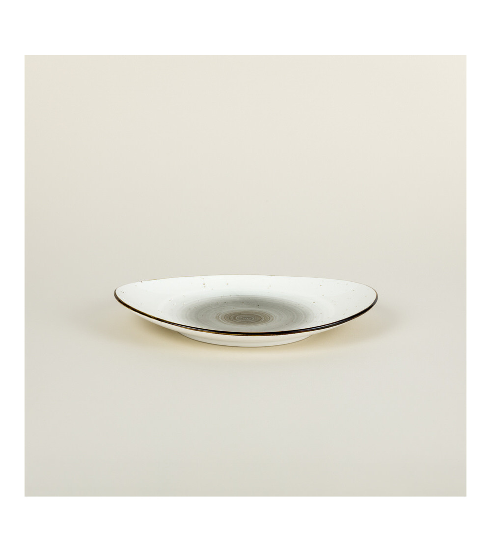 Bandeja oval vajilla colección Craft Galaxy Grey de Eurodra en Valladolid