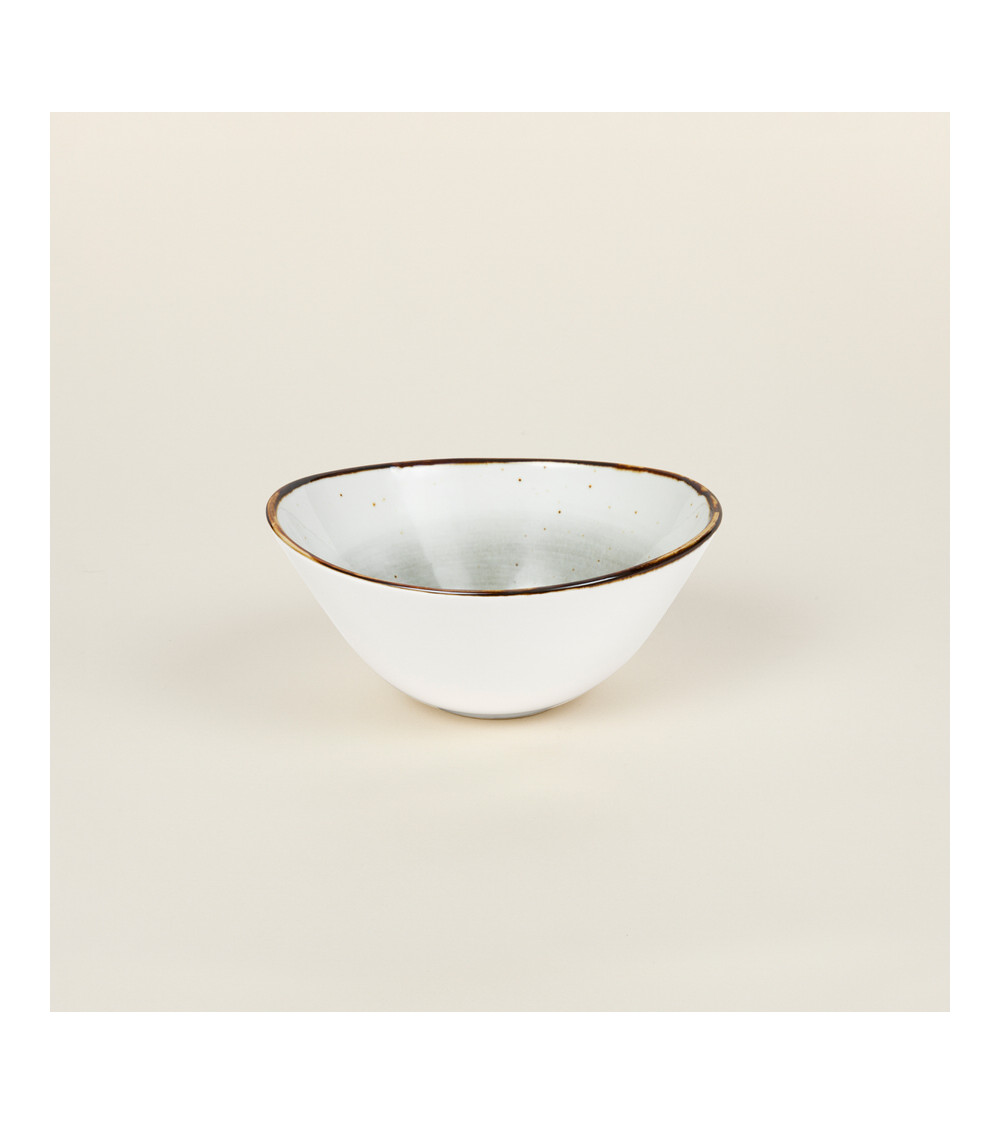 Bol oval vajilla colección Craft Galaxy Grey  de Eurodra en Valladolid