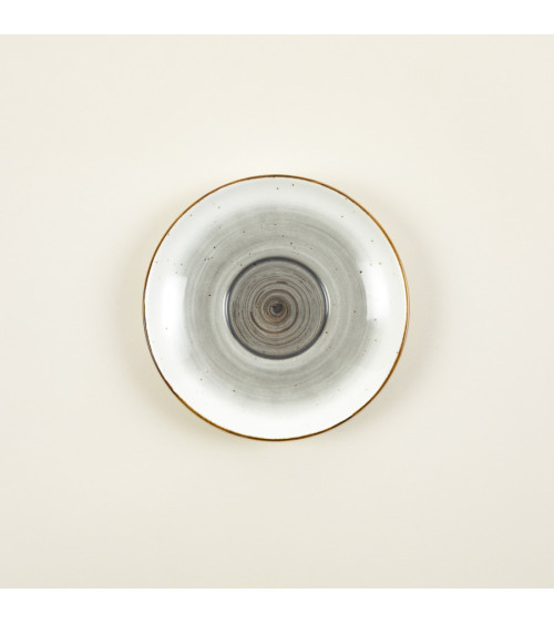 Platillo vajilla colección Craft Galaxy Grey de Eurodra en Valladolid