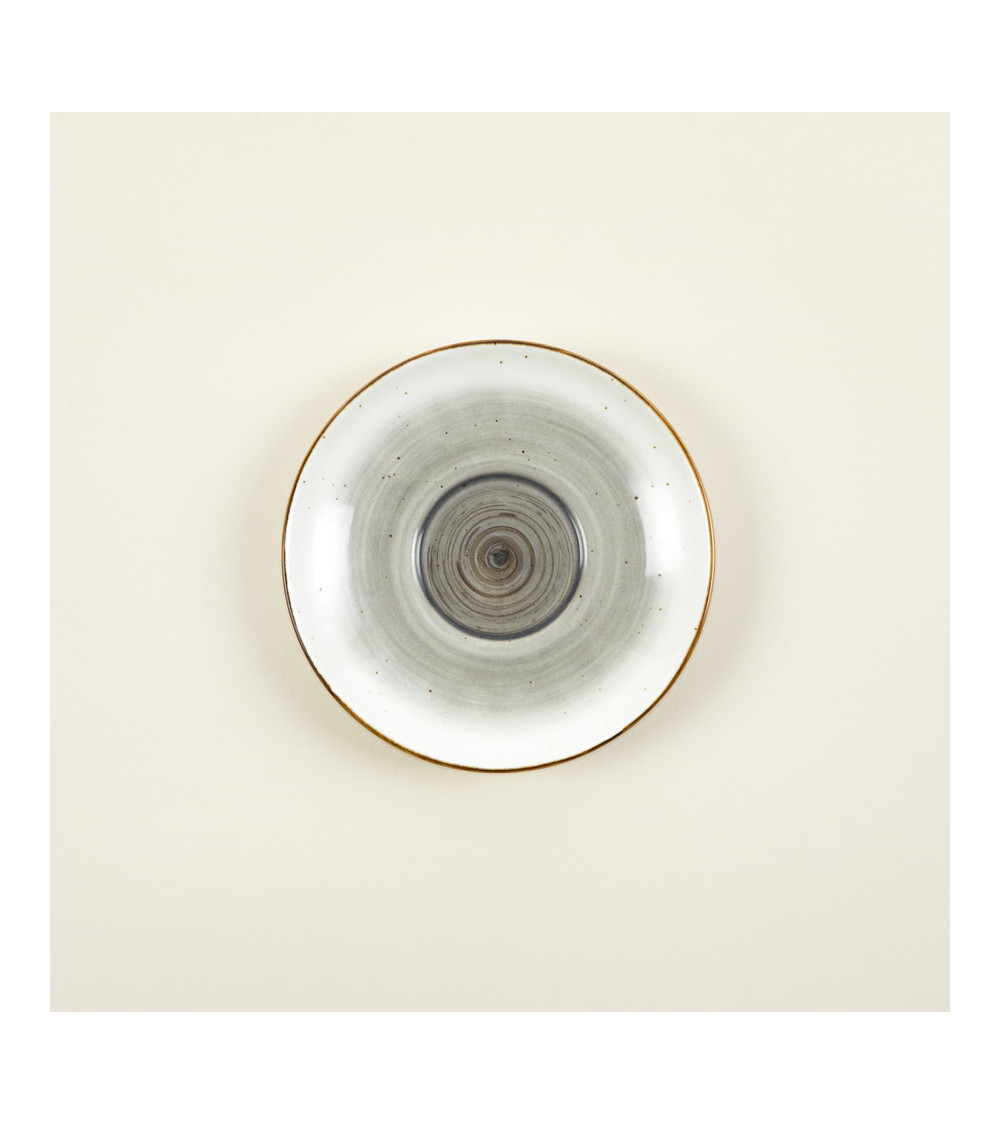 Platillo vajilla colección Craft Galaxy Grey de Eurodra en Valladolid