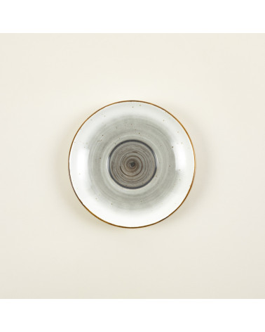 Platillo vajilla colección Craft Galaxy Grey de Eurodra en Valladolid