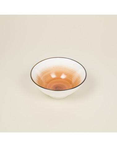 Bol redondo vajilla colección Craft Galaxy Orange de Eurodra en Valladolid