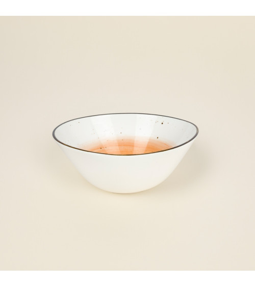 Bol oval vajilla colección Craft Galaxy Orange de Eurodra en Valladolid